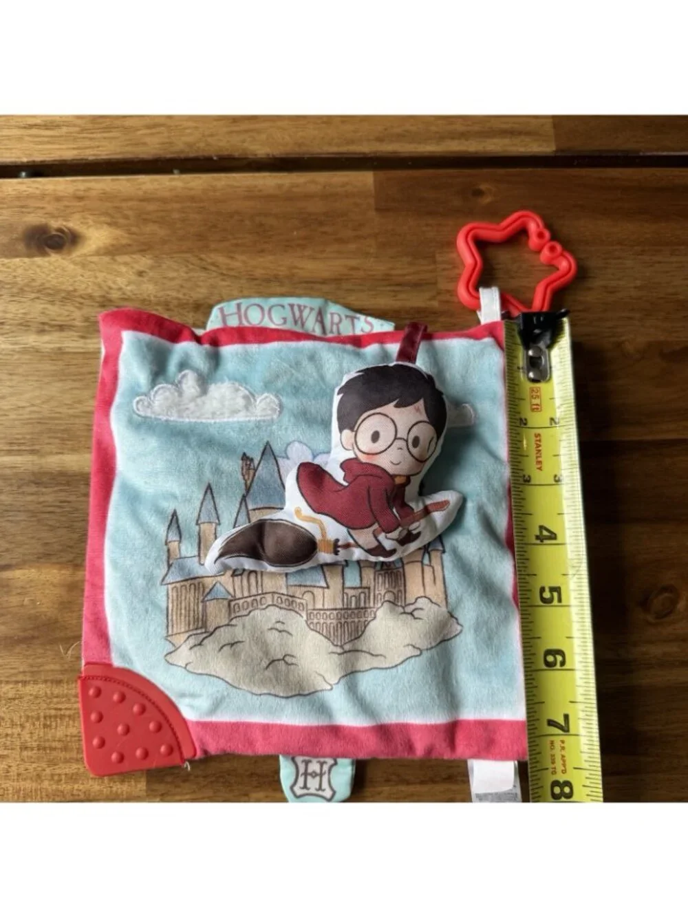 2 Harry Potter Baby Crinkle Square Activity Toy Teether BPA Free Wizarding World